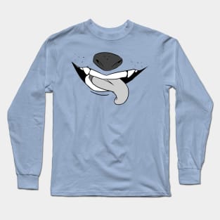 Furry Mouth Tongue Long Sleeve T-Shirt